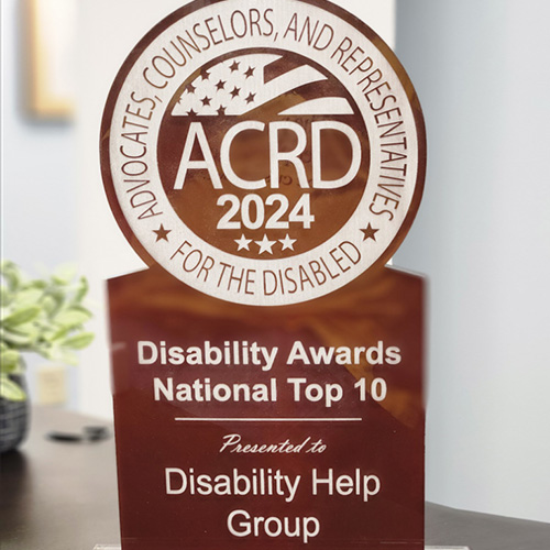 Disability Help Group Recognized As A National Top 10 Social Security Disability Firm in 2024